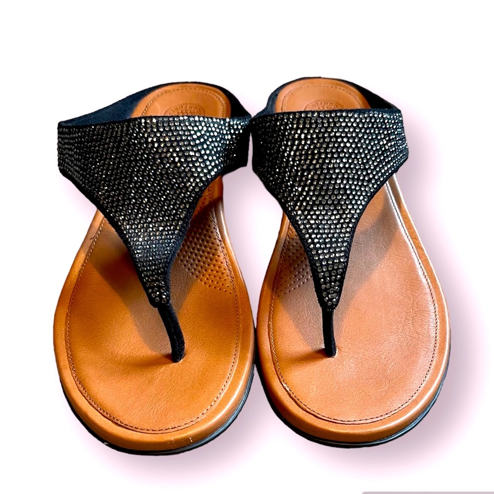 Fitflop Banda Glitz Wedge Sandal Size US 8